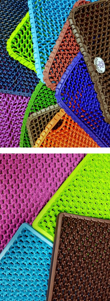 coloured mats
