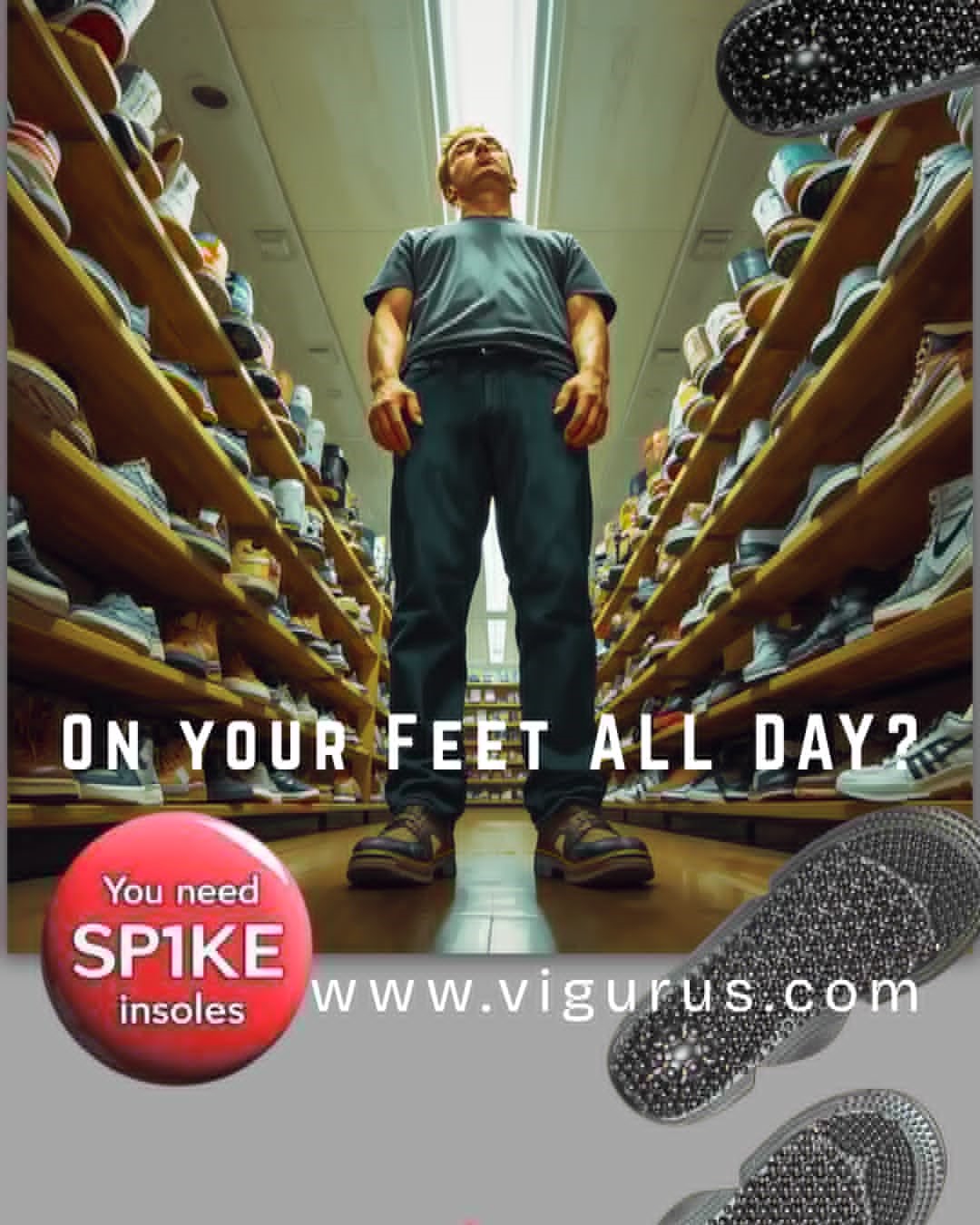 Lower Back Pain from Standing All Day: Causes, Shock from Hard Surfaces, and How Supportive Insoles May Help (2026 Guide)